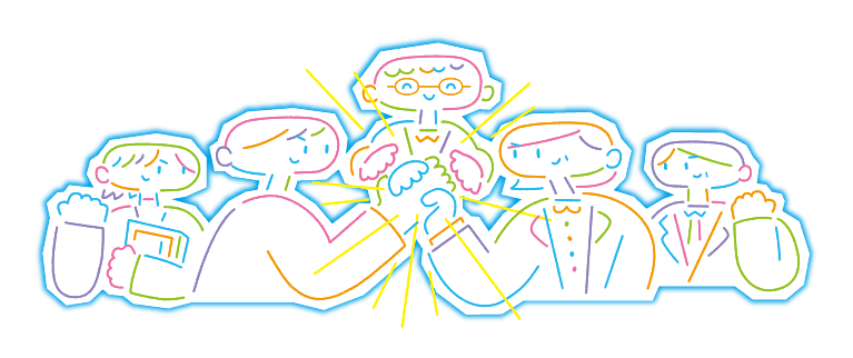 地域コーディネーターのイラスト